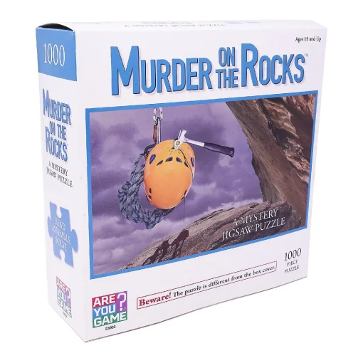 Areyougame.Com Murder On The Rocks Classic Mystery Jigsaw Puzzle: 1000 Pcs