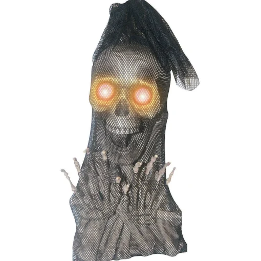 Bag Of Bones With Light-Up Eyes Halloween Decoration