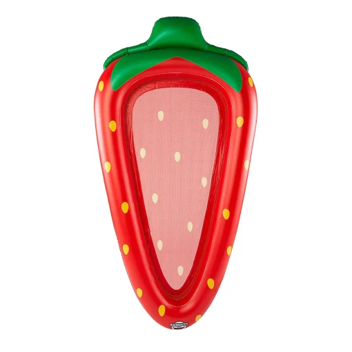 Bigmouth Strawberry Mesh Hammock Pool Float