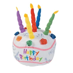 Birthday Party Autograph Stuffed Birthday Cake