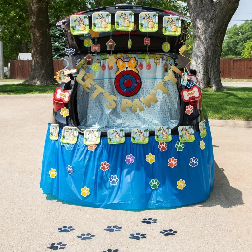 Bluey Trunk-Or-Treat Decorating Kit - 97 Pc.