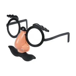 Bulk 48 Pc. Kid's Nose, Eyebrows & Mustache Plastic Glasses