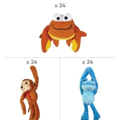 Bulk 72 Pc. Long Arm Stuffed Animal Giveaway Kit
