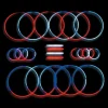 Bulk 500 Pc. Patriotic Glow Assortment