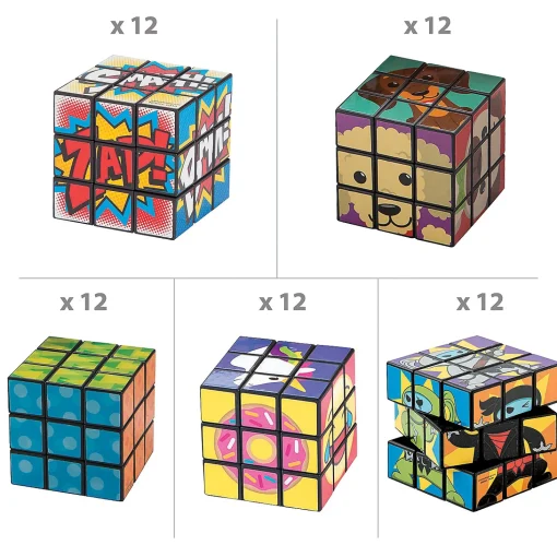 Bulk 60 Pc. Puzzle Cube Assortment