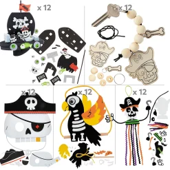 Bulk 60 Pc. Sail The Spooky Seas Craft Kit Assortment - Makes 60