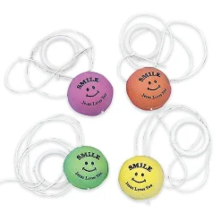 Bulk 48 Pc. Smile Jesus Loves You Return Ball Assortment