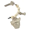 Color Your Own Spooky Pirate Wood Key Chains Craft Kit - Makes 12