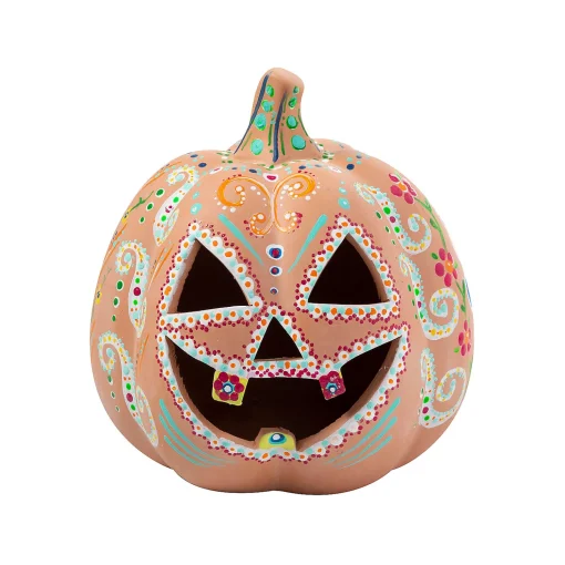 Diy Terra Cotta Jack-O'-Lantern