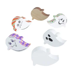 Diy Unfinished Wood Halloween Ghosts - 6 Pc.
