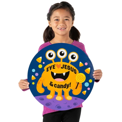 Faith Messages Halloween Monster Cutouts - 6 Pc.