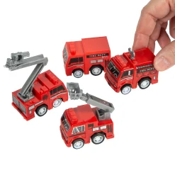 Fire Truck Pull-Back Toys - 12 Pc.