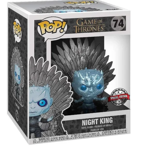 Funko Pop Game Of Thrones Night King Metallic On Iron Throne 6" Got Figure