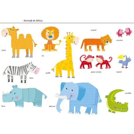 Haba Magnetic Game Box World Of Animals In Their Habitats - 62 Magnetic Pieces In Cardboard Carrying Case With 4 Background Scenes