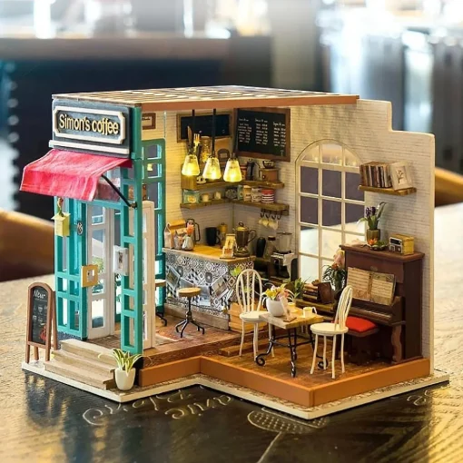 Handscraft Diy 3D Dollhouse Puzzle - Simon's Coffee
