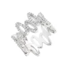 J Goodin Cubic Zirconia Oval Fashion Ring Size 6
