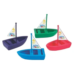 Jesus Loves Me Toy Boats - 12 Pc.