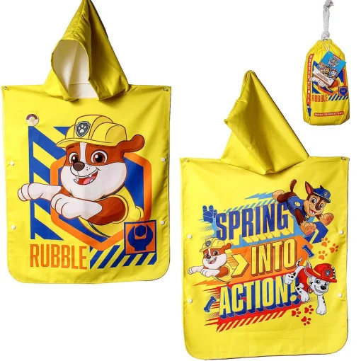 Paw Patrol, Team Rubble Hooded Bt Towel