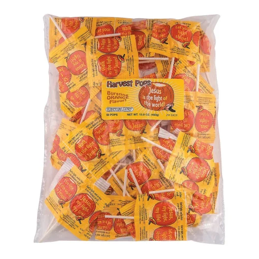 Scripture Candy™ Religious Harvest Lollipops - 50 Pc.