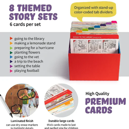 Spark Sequencing Cards For Storytelling And Speech Therapy Game Special Education