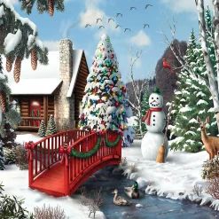 Springbok Winter's Home 500 Piece Jigsaw Puzzle