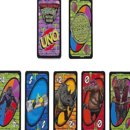 Uno Teenage Mutant Ninja Turtles Mutant Mayhem Card Game For Family Night