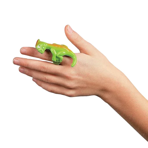 Vinyl Dinosaur Rings - 12 Pc.