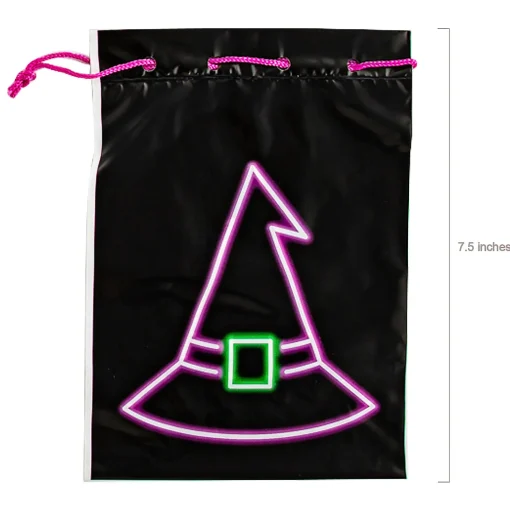 5 1/2" X 7 1/2" Halloween Drawstring Goody Bags - 36 Pc.