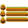 8 3/4" Bulk 72 Pc. Halloween Pumpkin Plastic Goody Bags