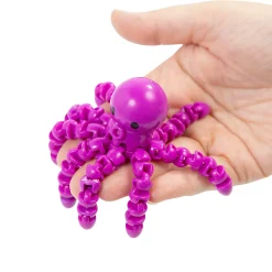 4 1/2" Octopus Articulated Fidget Toys - 6 Pc.
