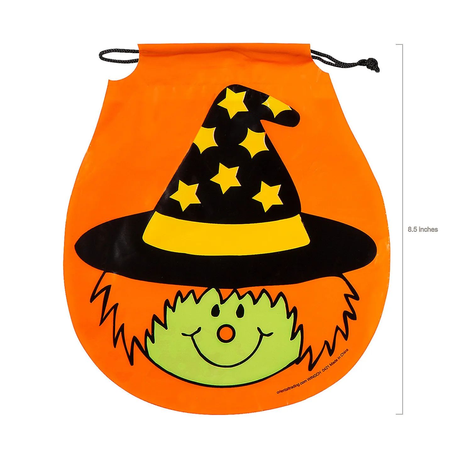 7 1/4" X 8 1/2" Bulk 72 Pc. Halloween Drawstring Goody Bags