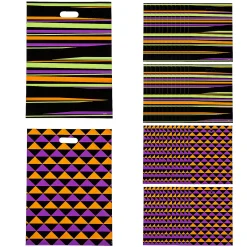 12 1/2" X 17" Bulk 50 Pc. Halloween Patterned Trick-Or-Treat Bags