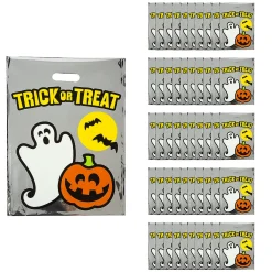 12 1/2" X 17" Bulk 50 Pc. Plastic Reflective Halloween Goody Bags