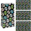 5 1/4" X 10" Day Of The Dead Sugar Skull Paper Treat Bags - 12 Pc.