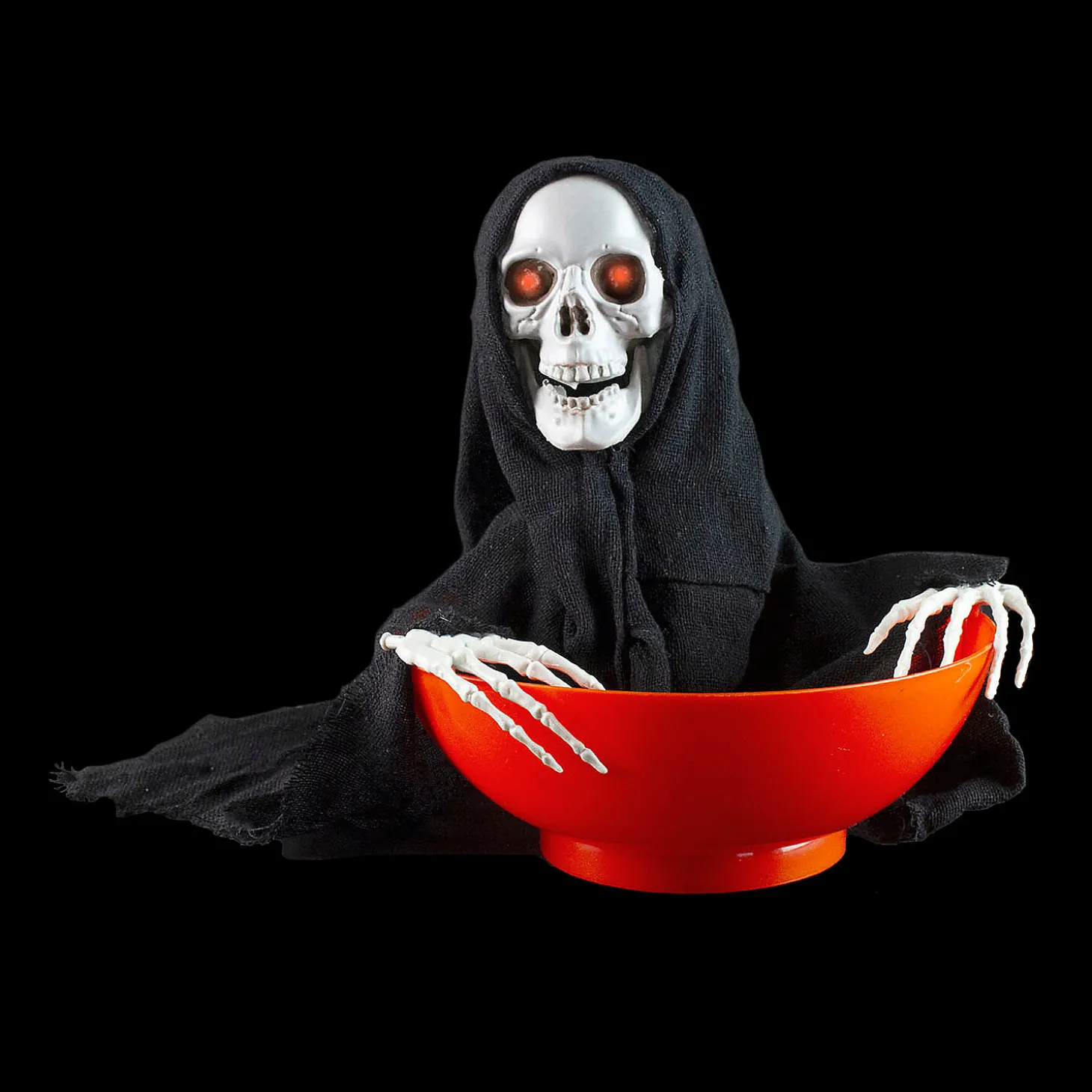 10.5" Animated Grim Reaper Halloween Candy Bowl