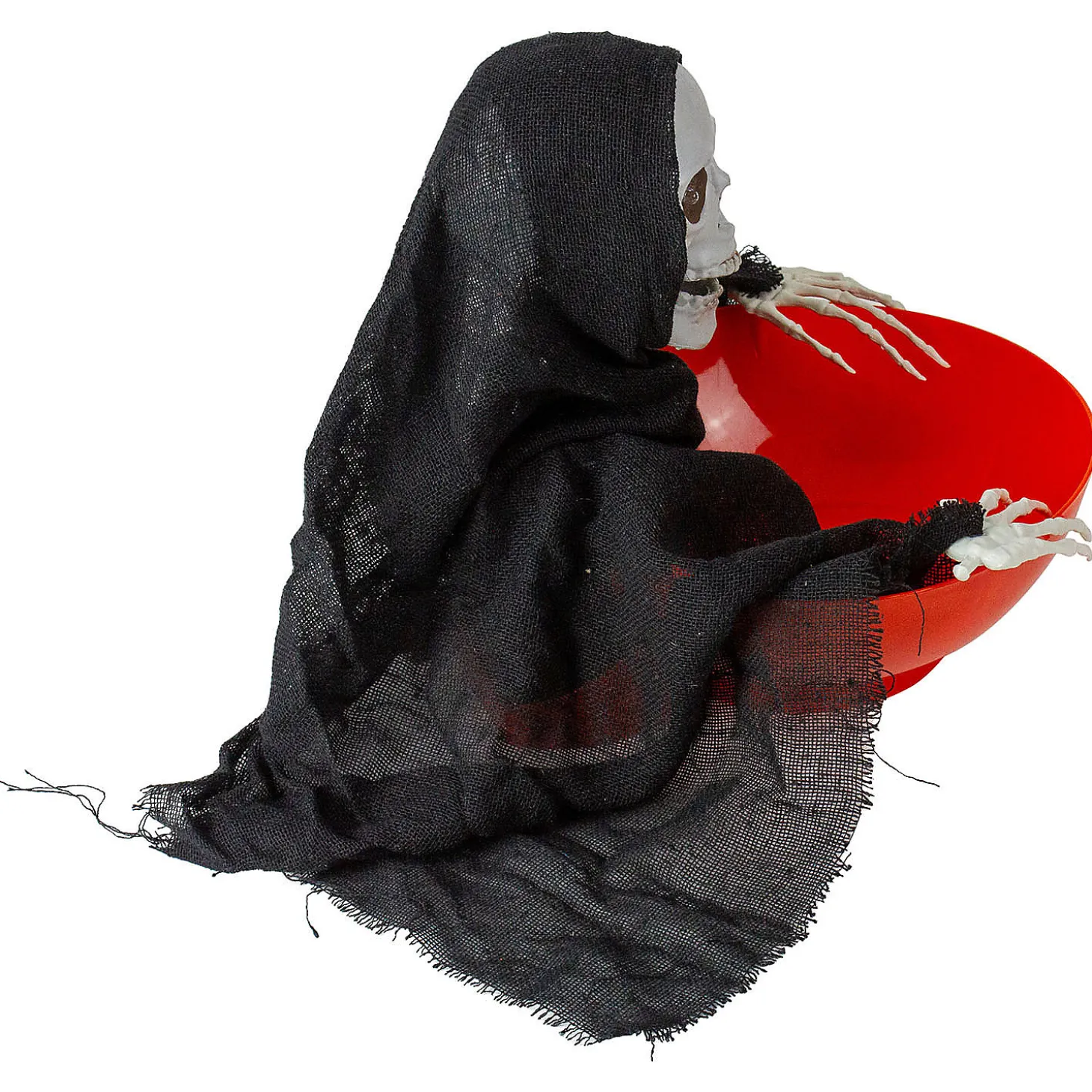 10.5" Animated Grim Reaper Halloween Candy Bowl