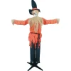6' Animated Standing Scarecrow
