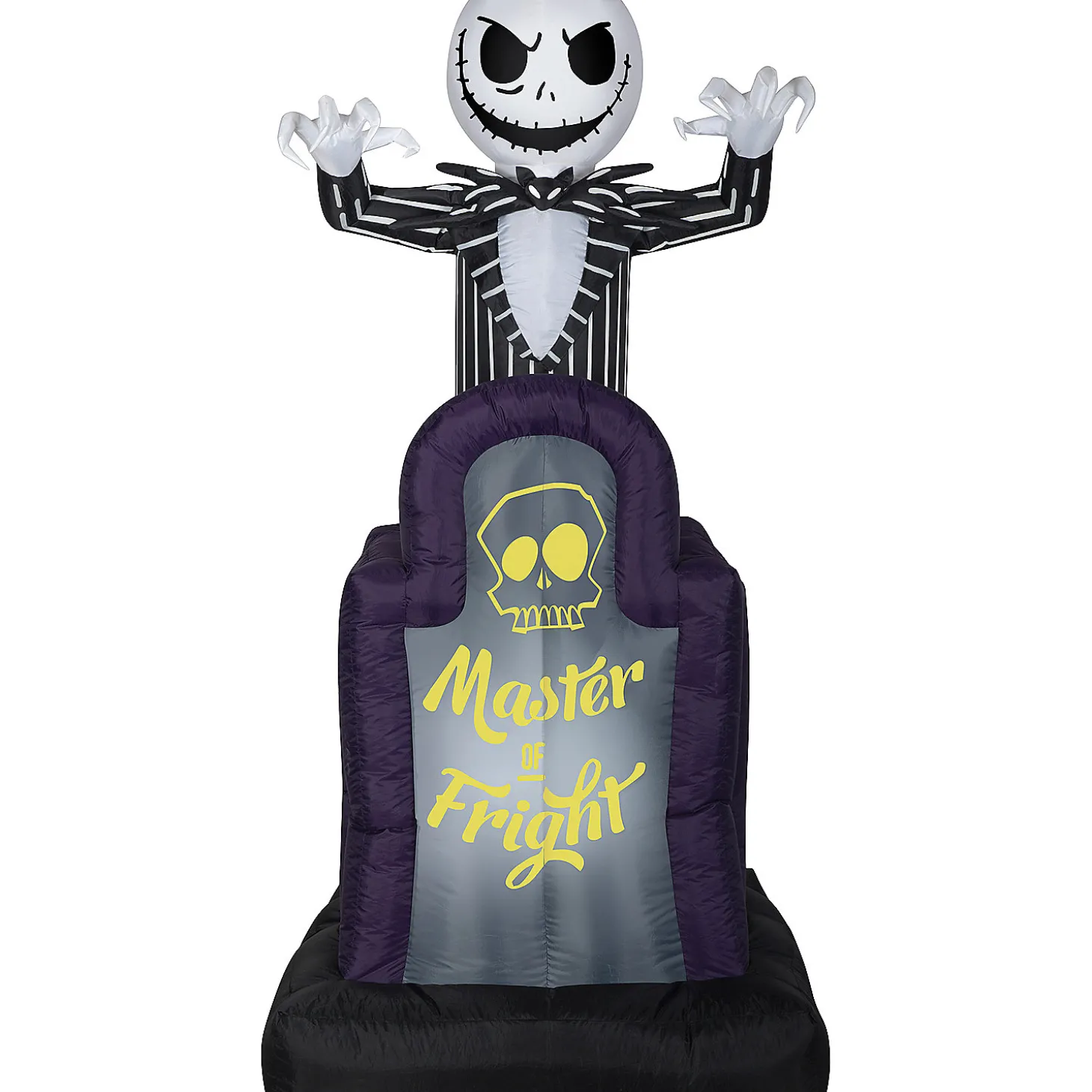 42" Blow Up Inflatable Nightmare Before Christmas Master Of Fright Jack Skellington Halloween Outdoor Yard Decoration