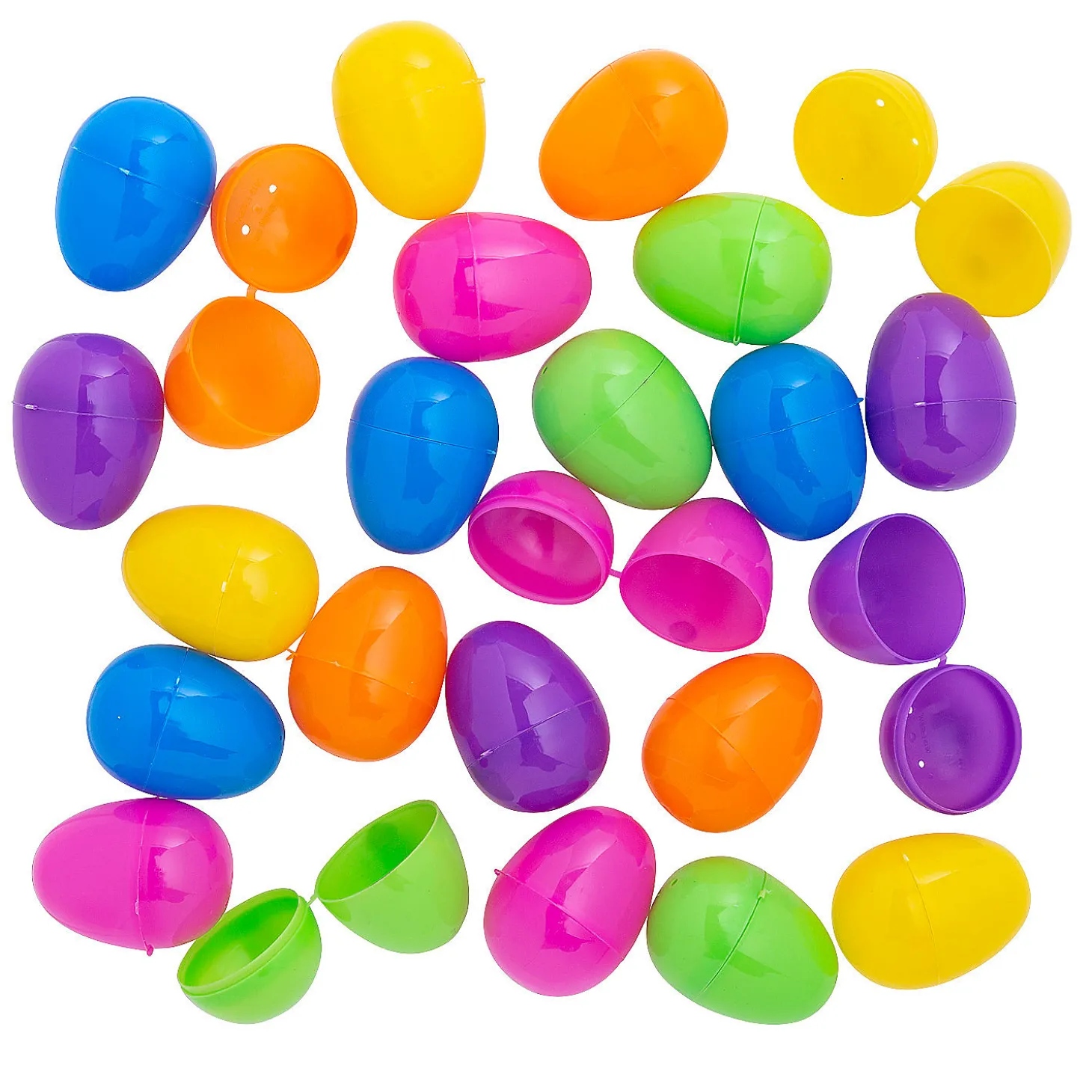 2 Bulk 144 Pc. Colorful Bright Plastic Easter Eggs