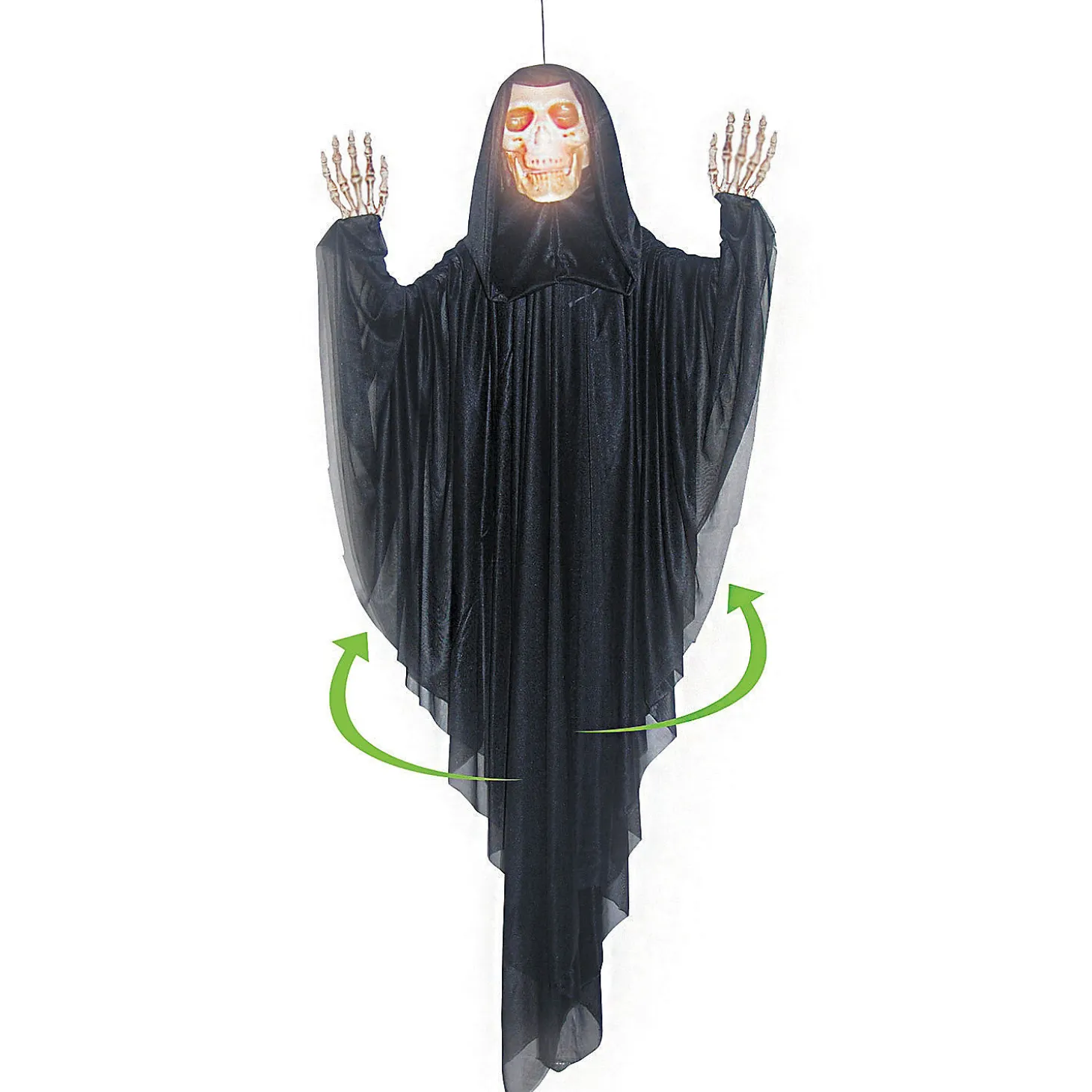 60" Hanging Spinning Reaper Halloween Decoration