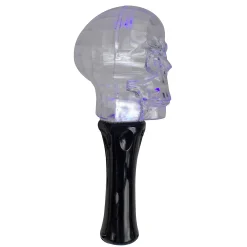 9" Led Transparent Multi-Function Halloween Skull Light