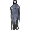 5' Lightup Hanging Ghost Skeleton In Chains Decoration