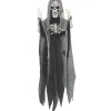 6' Lightup Hanging Skeleton Reaper Halloween Decoration