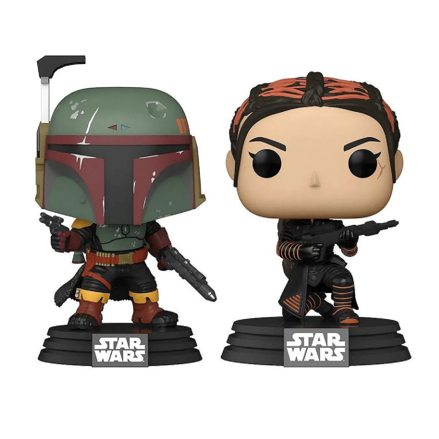 2 Pack Funko Pop! Bobbleheads Boba Fett & Fennec Shand