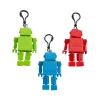 4" Robot Articulated Fidget Toy Backpack Clips - 6 Pc.