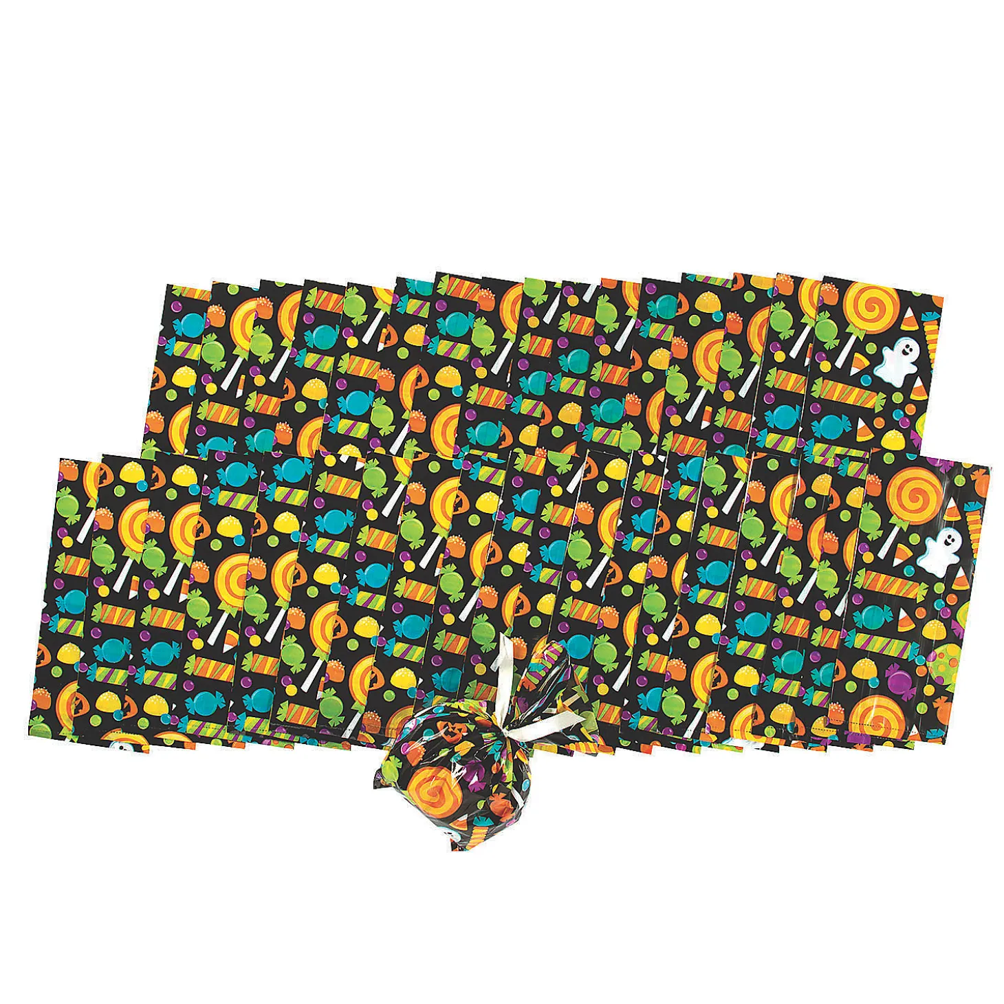 5" X 11 1/2" Bulk 300 Pc. Halloween Treats Cellophane Bags