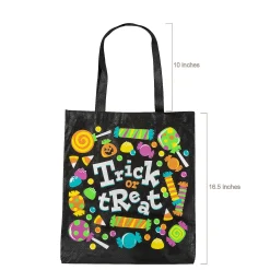 15" X 16 1/2" Large Trick-Or-Treat Tote Bags - 12 Pc.