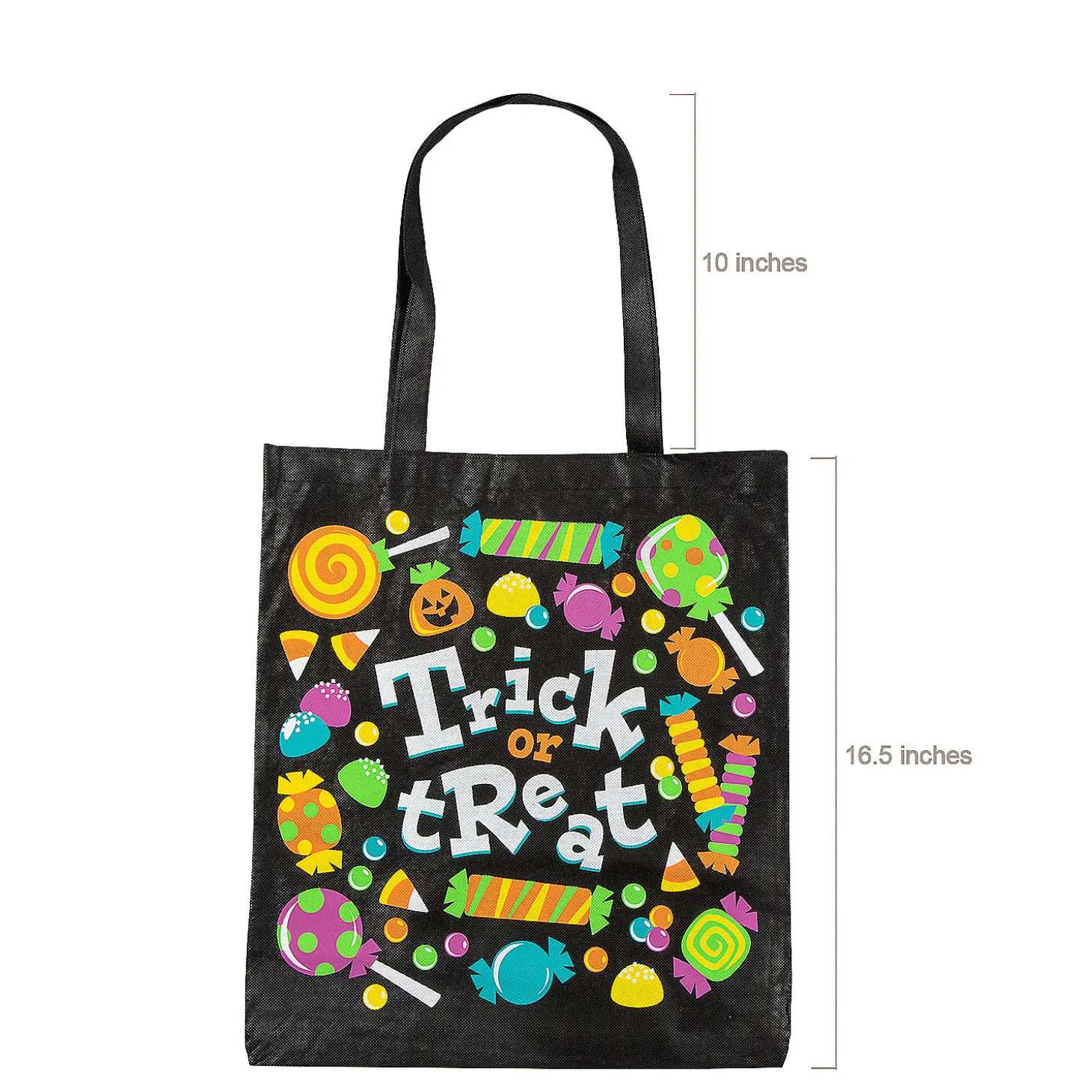 15" X 16 1/2" Large Trick-Or-Treat Tote Bags - 12 Pc.