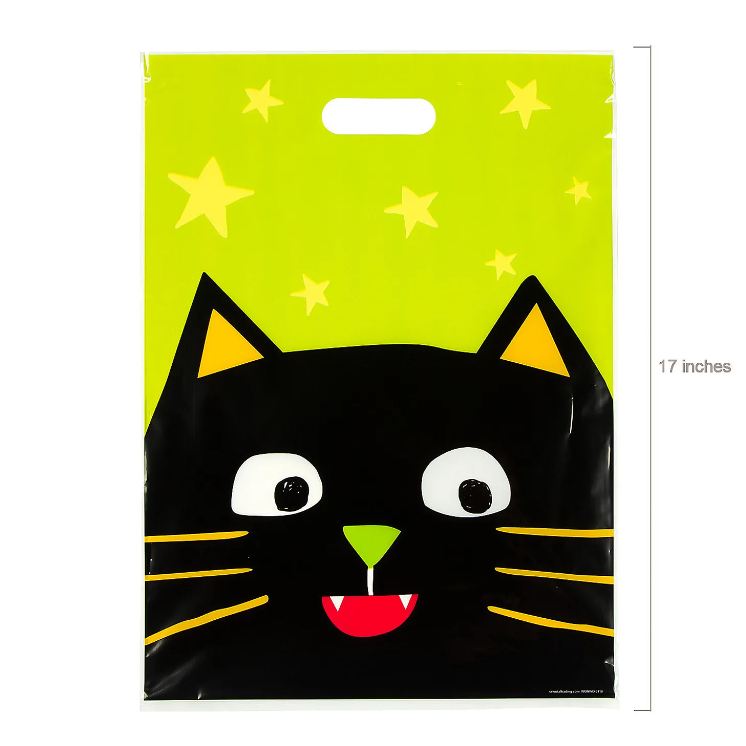 12" X 17" Bulk 50 Pc. Large Plastic Ghoul Gang Goody Bags