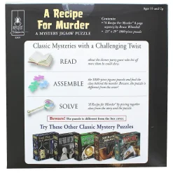 A Recipe For Murder 1000 Piece Mystery Jigsaw Puzzle